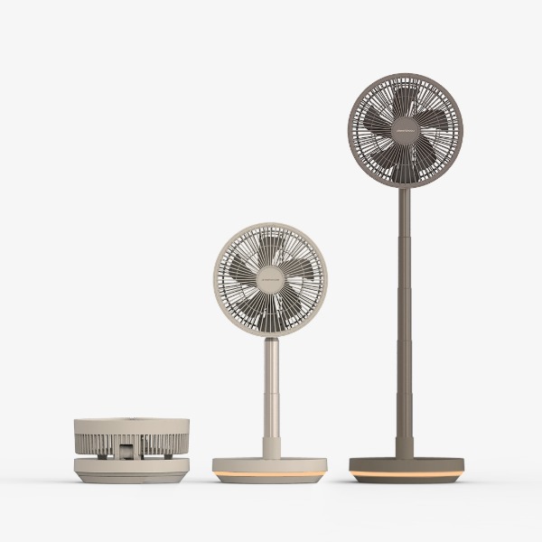 웹프림 BLDC 폴더블 무선 선풍기 2color